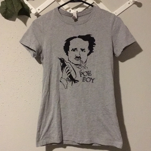 Edgar Allan Poe ‘Poe boy’ Print Shirt - Picture 1 of 5